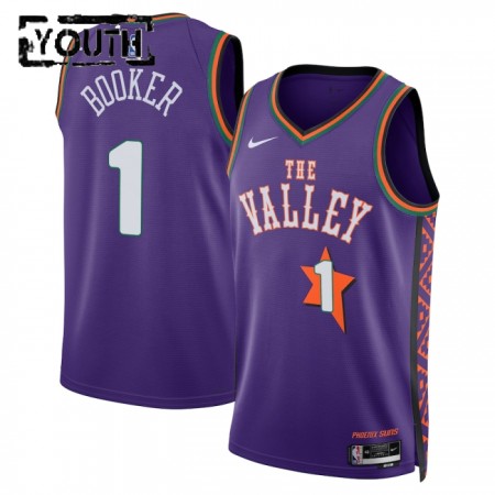 Dres Phoenix Suns Devin Booker Nike 2024-25 City Edition Ljubičasta Swingman - Dječji
